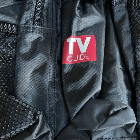 TV GUIDE PROMO small duffle. Great as gym bag never used. In closest years!!! - Picture 4 of 4